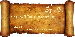 Szilvágyi Virág névjegykártya